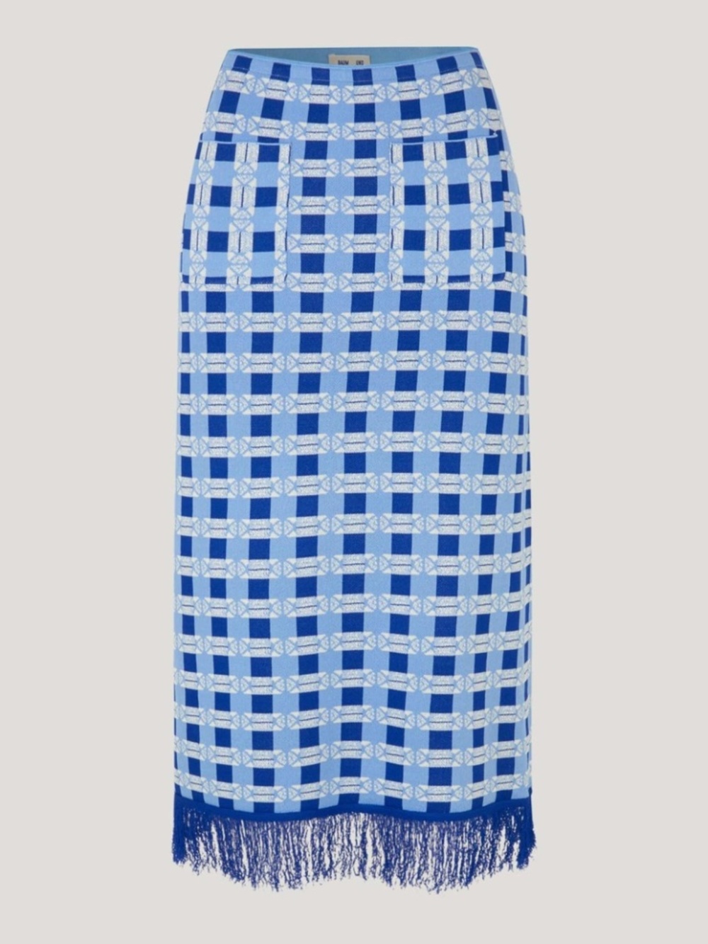 Baum und Pferdgarten Callis Skirt Blue Check - Size M